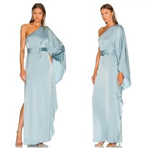 Michael Costello x REVOLVE Serena Gown in Dusty Teal Sz M